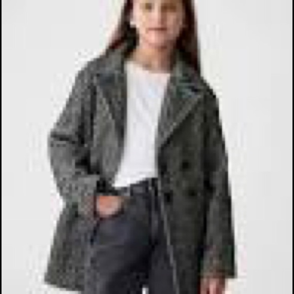 GAP Kids Gray Blazer Coat